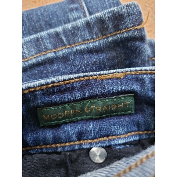 LRL Lauren Jeans Co Modern Straight Dark Blue Jeans Women's Size 4 - Picture 5 of 12